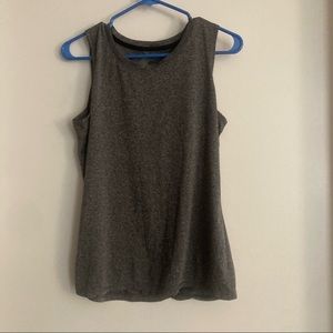 Heather gray, Champion work out tank. Size medium. 100% poly.
